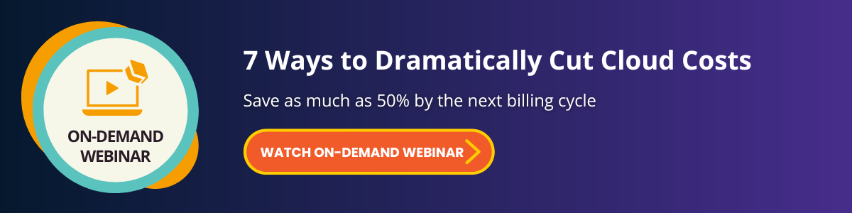 On-demand webinar to lower cloud bills